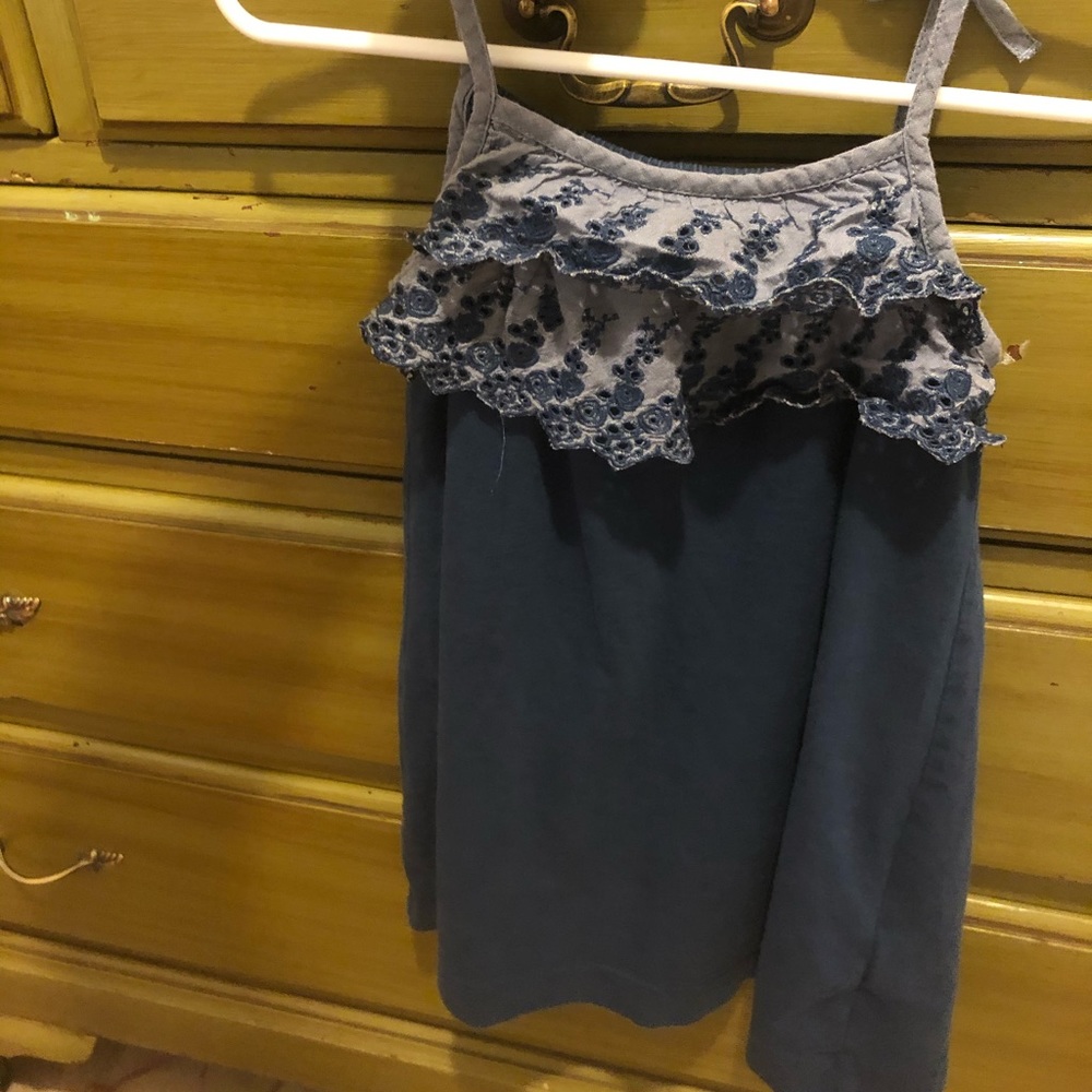 Navy blue summer dress